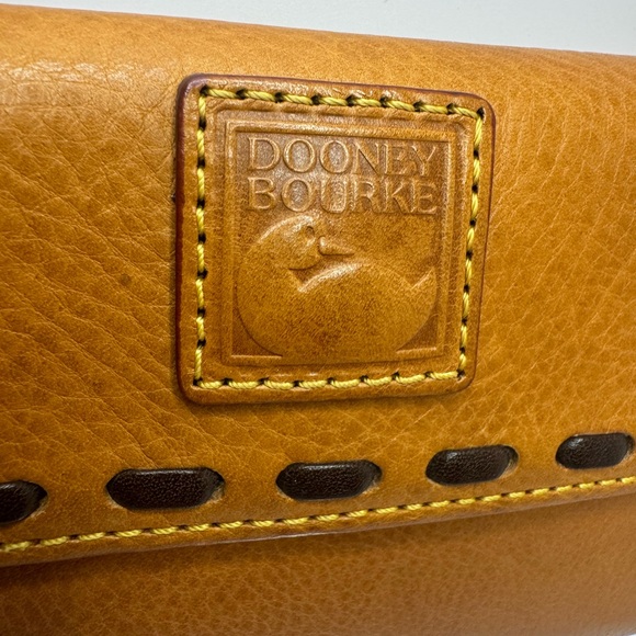 Dooney & Bourke Florentine Pebbled Leather Flap Continental Wallet - Picture 3 of 16